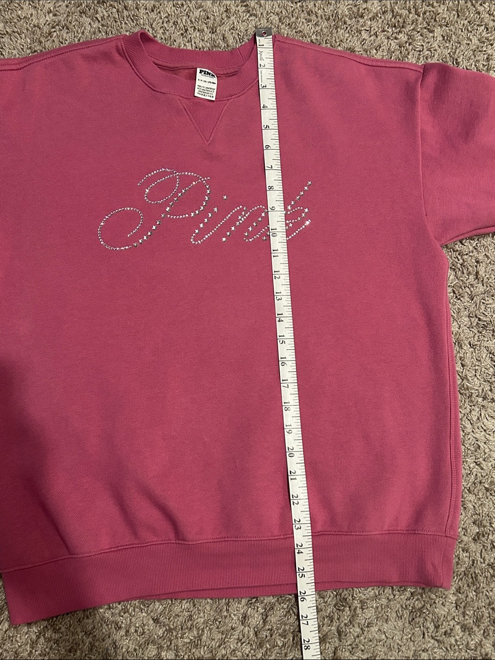 VS Pink Sequin Sweatshirt - Picture 10 of 11